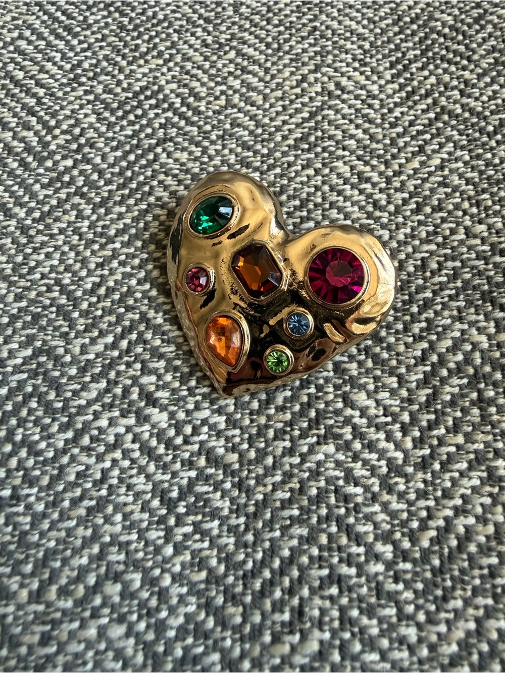 Vintage Heart Brooch- Rare!